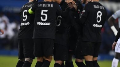 هدفه الأول في الدوري