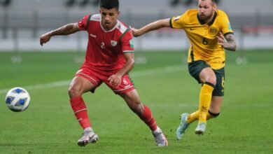 منتخب عمان ومنتخب أستراليا