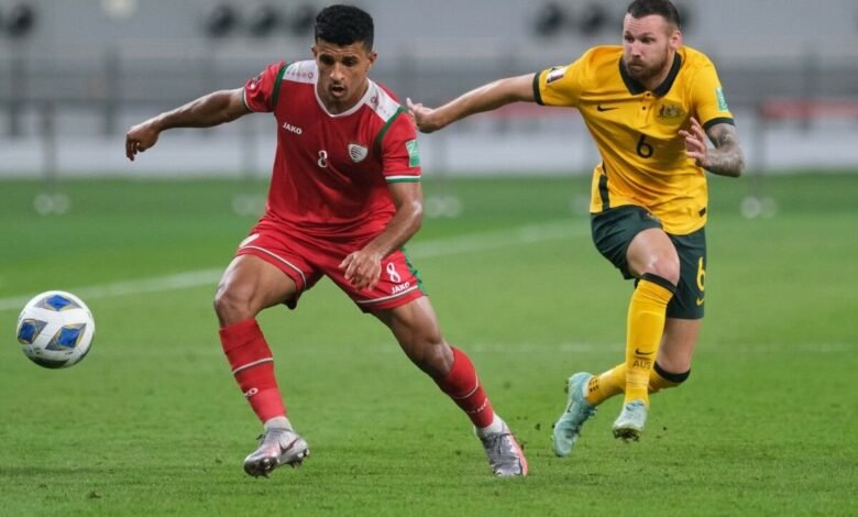 منتخب عمان ومنتخب أستراليا
