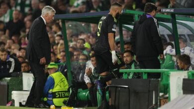 إصابة بنزيما تثير القلق