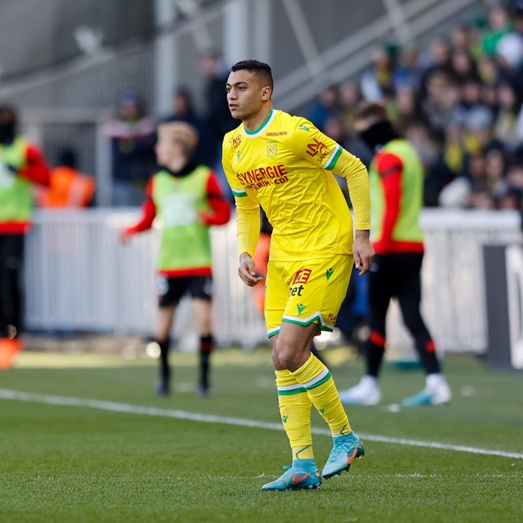 المصري مصطفى محمد يسجل هدف التعادل لنانت في الدقيقة 80