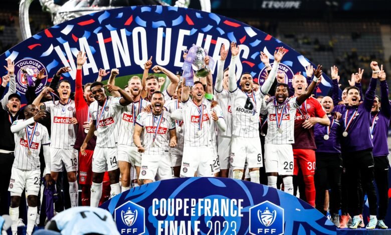 تولوز بطل كأس فرنسا مرشح للحرمان من المشاركة بالدوري الأوروبي للموسم المقبل 2024
