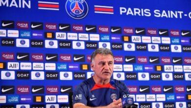 كريستوف جالتيه خارج أسوار حديقة الأمراء