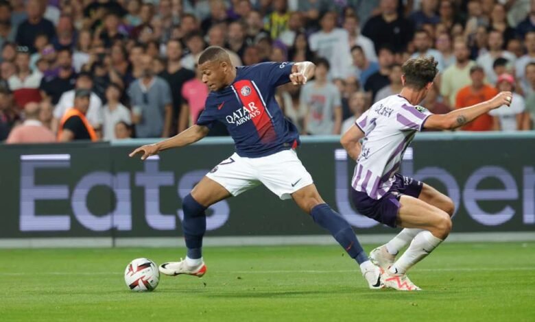 مبابي يسجل ..لكنه لا ينقذ باريس من فخ التعادل أمام تولوز
