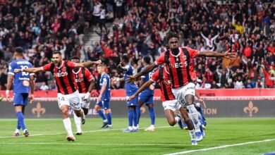 نيس يتصدر ترتيب الدوري الفرنسي مؤقتا