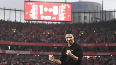 أرتيتا مدرب أرسنال: حول ما حدث بعد صافرة نهاية المباراة بين طاقمنا ولاعبي مانشستر سيتي: لم أرَ أي شيء. حول تأثير غابرييل مارتينيلي على مقاعد البدلاء