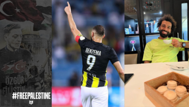 محمد صلاح وكريم بنزيما ومسعود أوزيل يتضامنون مع غزة