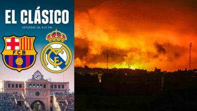 تنطلق مواجهة الكلاسيكو بين برشلونة وريال مدريد في تمام الساعة 17:15 بتوقيت غزة و مكة المكرمة