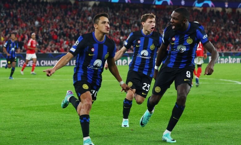 إنتر يعود من 3_0 إلى 3_3 أمام بنفيكا