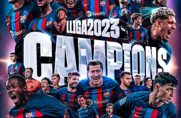 برشلونة..أبطال الدوري الإسباني، حتى هذه اللحظة من المؤكد أنهم لن يحافظون باللقب