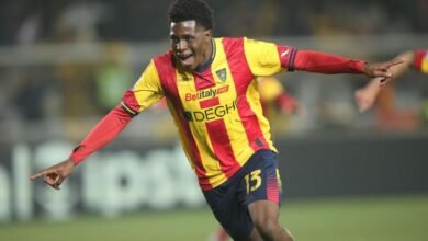 باتريك دورجو يسجل هدف الفوز لفريق ليتشي في الوقت القاتل