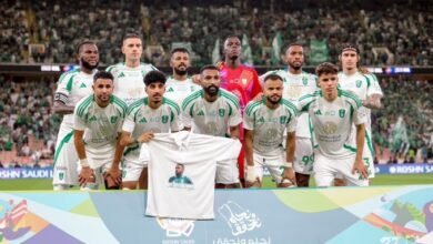 الأهلي وضمك