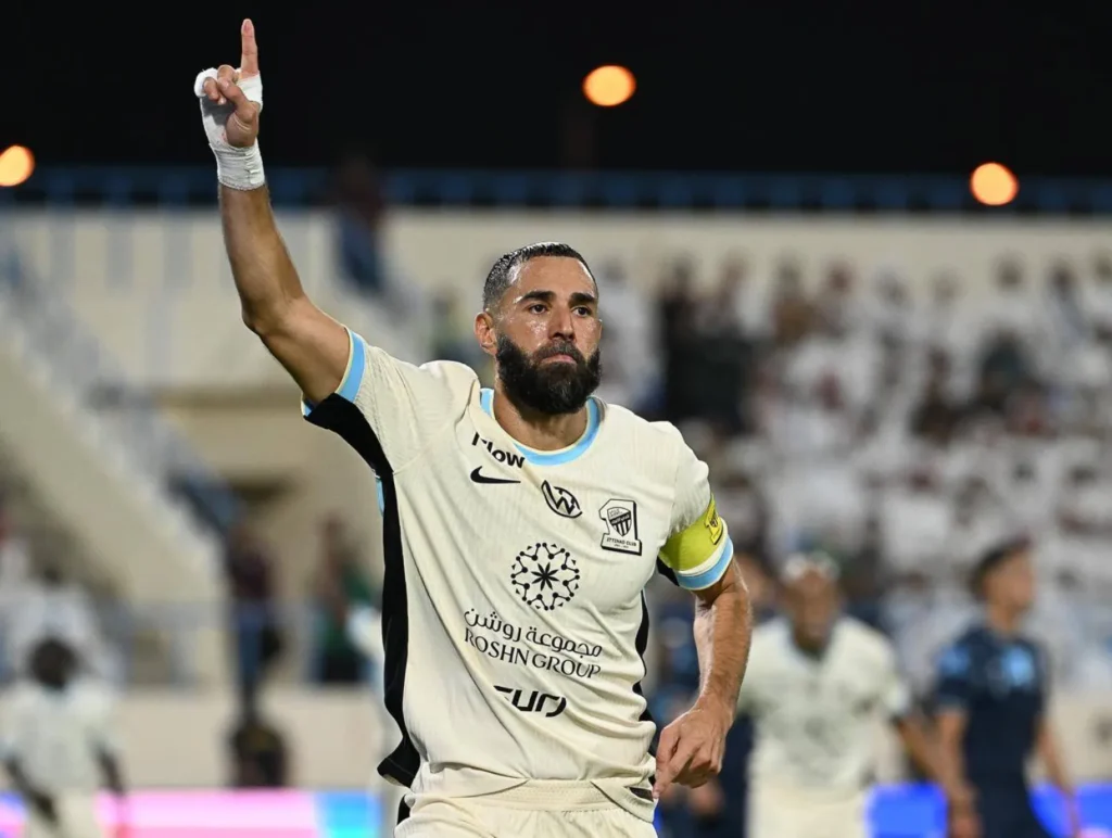 كريم بنزيمة في الدوري السعودي