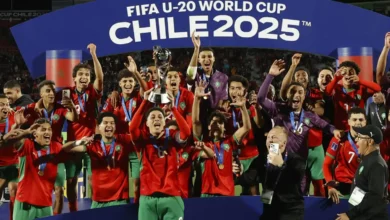تتويج المغرب بكأس العالم للشباب