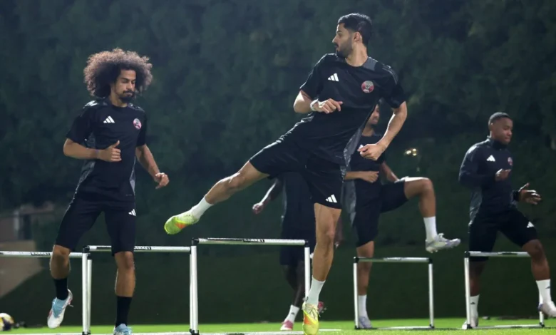 مباراة قطر وفلسطين