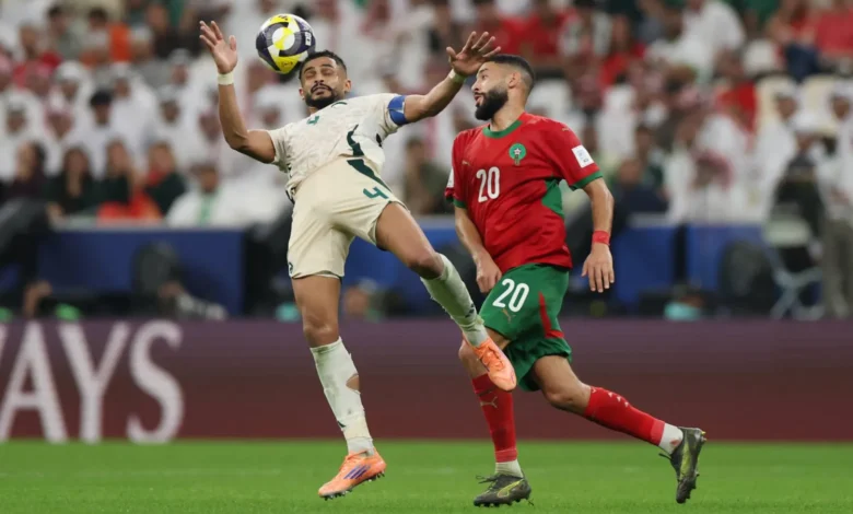 مباراة المغرب والسعودية